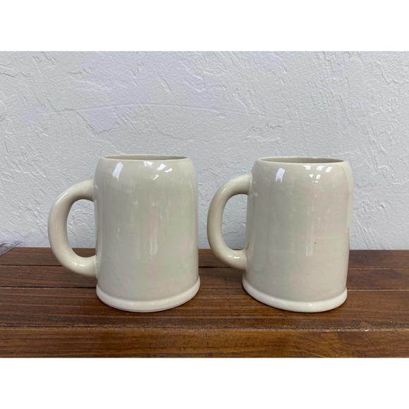 Pair of Retro Red River Rainbow Beer Steins/Mugs - Picture 2 of 4